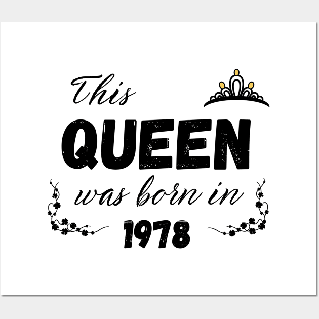 Queen born in 1978 Wall Art by Kenizio 